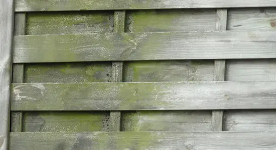 Afsluiting in hout